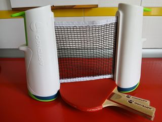 Red y palas ping pong