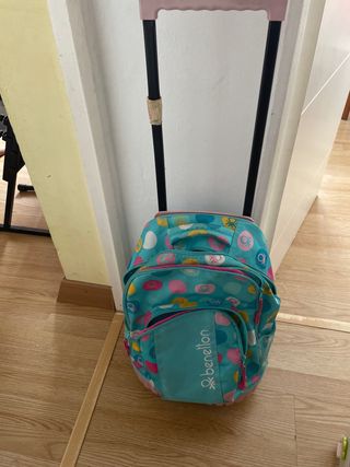 Mochila beneton con ruedas 
