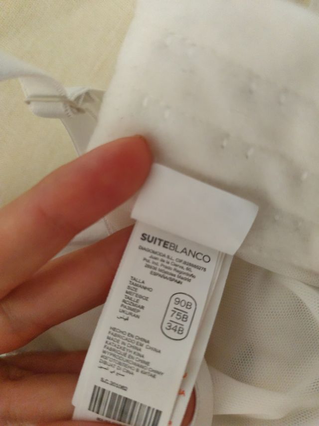 Corsé corpiño blanco ropa interior