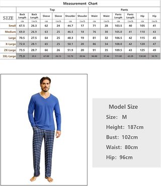 Pijama Hombre Invierno Algodon