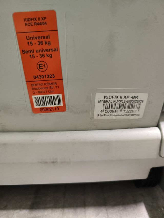 Silla de coche Britax Römer 1-2-3