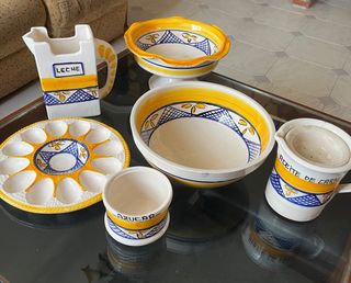 Piezas artesanales de ceramica