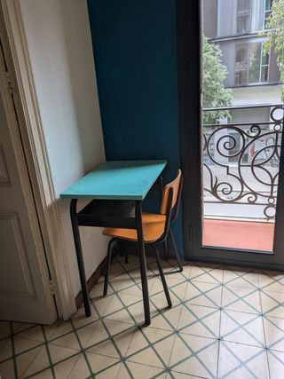 Pupitre escolar vintage