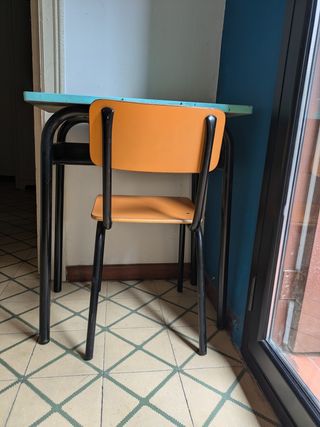 Pupitre escolar vintage