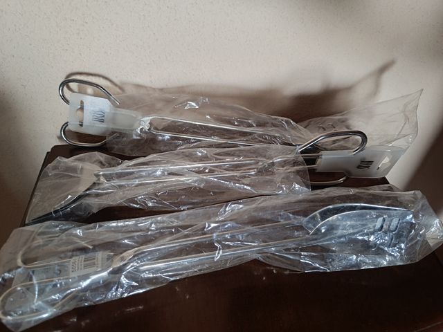 TENACILLA FRITURA, ASADOS, PLANCHA PARRILLA