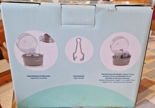 Esterilizador para microondas Jané