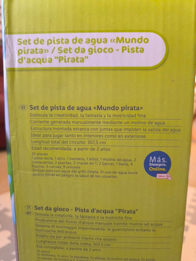 SET DE PISTA DE AGUA "MUNDO PIRATA"