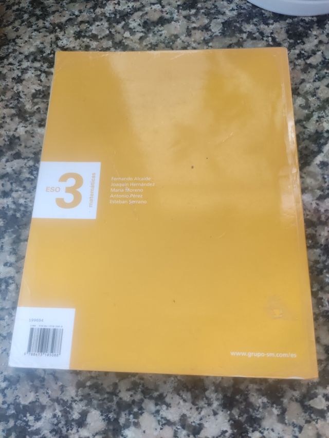Libro de matemáticas tercero secundaria