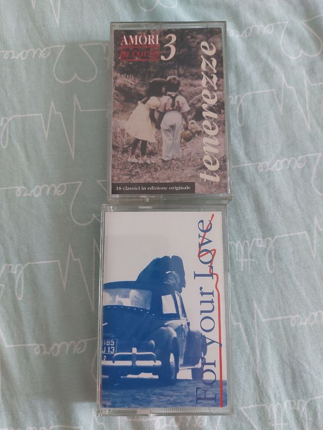 Audiocassette musica romantica
