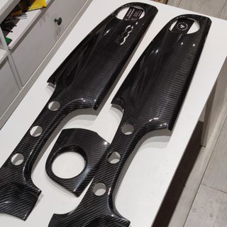 Abarth Salpicadero Fibra de Carbono Cover 2016+