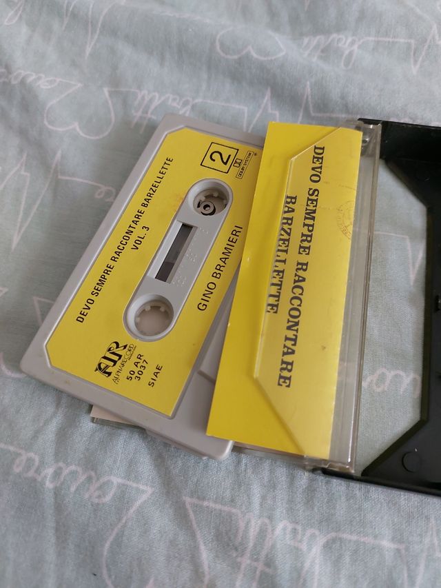 Audiocassette barzellette Gino Bramieri