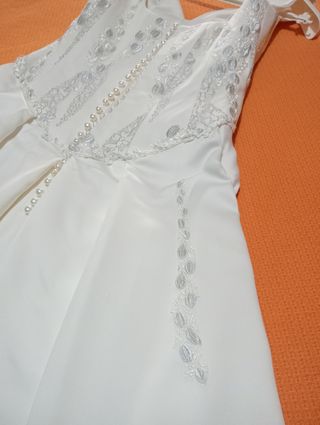 Traje Novia romántico Bordado 
