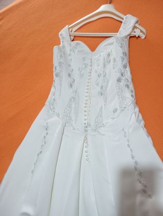 Traje Novia romántico Bordado 