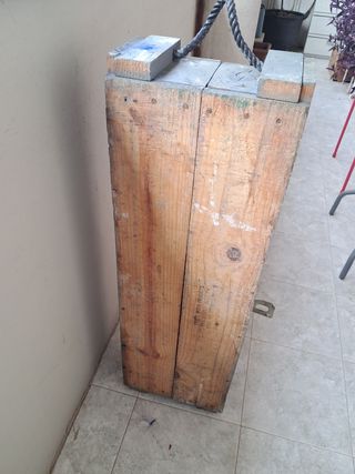 Caja madera herramientas