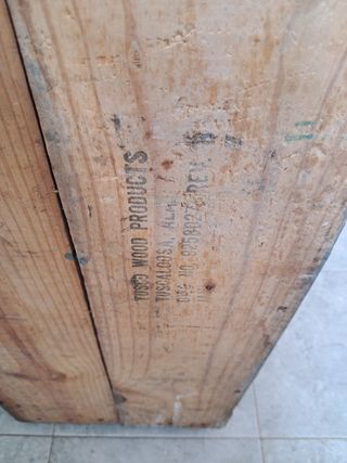 Caja madera herramientas