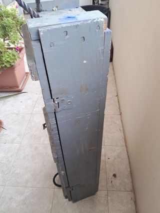 Caja madera herramientas