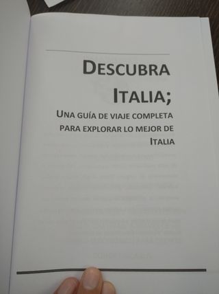 Guía viaje a Italia