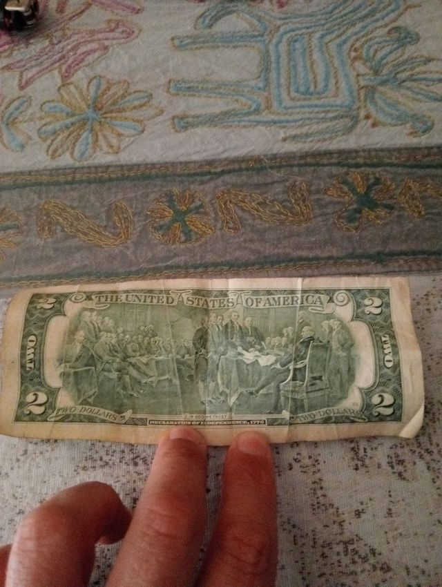 Billete de 2 dólares G