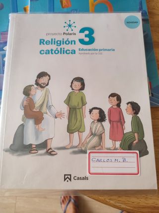 Libro texto religión 3° Prim casals