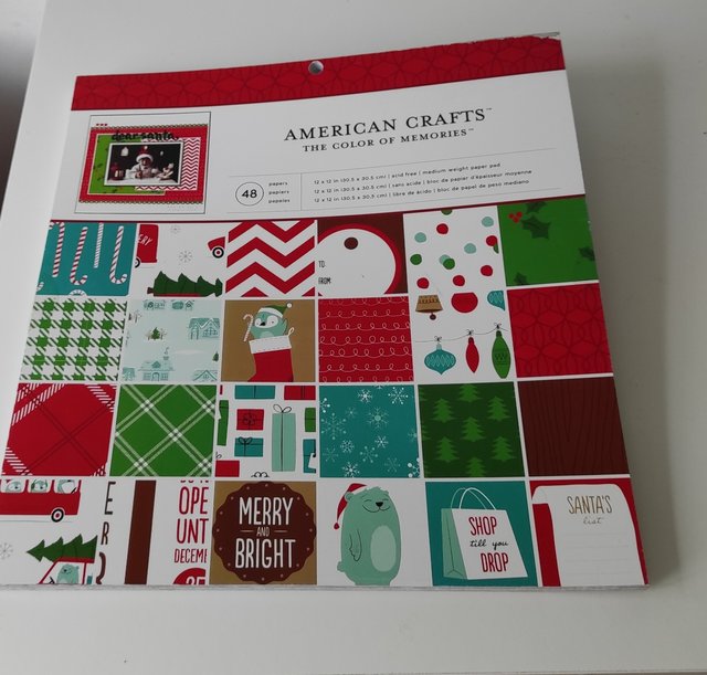 Papeles scrapbooking Navidad