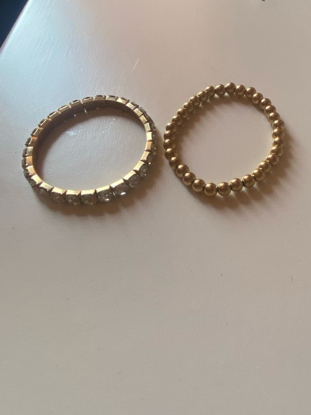 Bracciali perle e brillantini