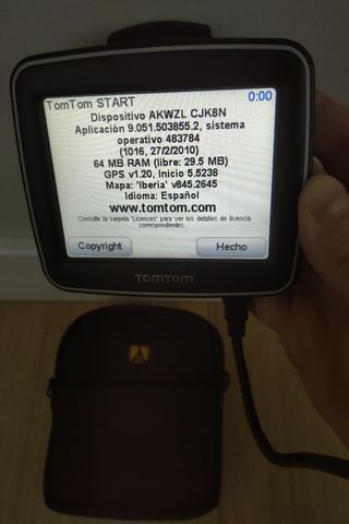 TomTom con funda