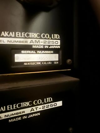 Equipo de música AKAI