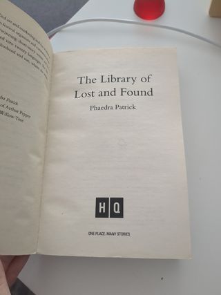 Libro Phaedra Patrick