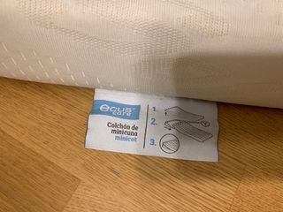 Colchón minicuna Ecus care