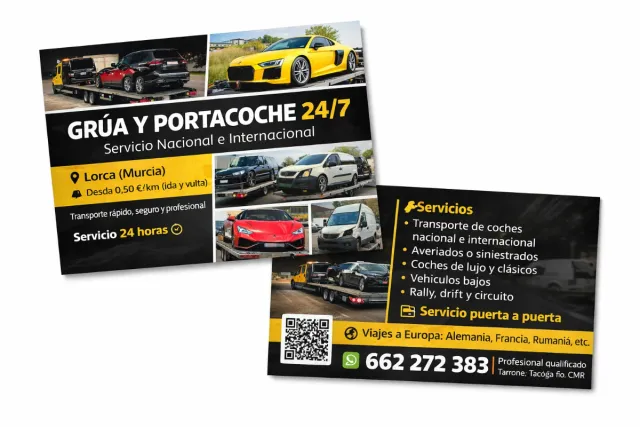 GRÚA LOW COST DESDE LORCA · NACIONAL / EUROPA 0,50