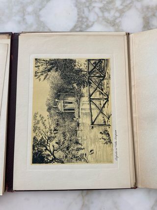 Litografie Fontane di Roma