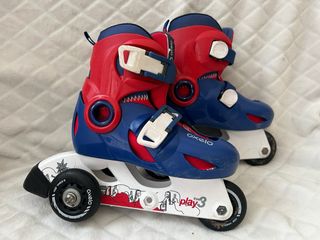 Patines de 3 ruedas unisex. 