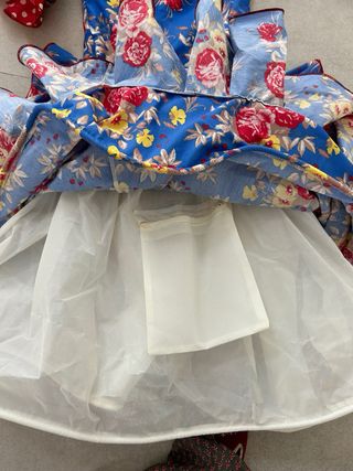 Traje flamenca niña 6  años. Canela Pura