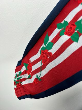 Adidas Pantaloni Blu Marino Rosso XS