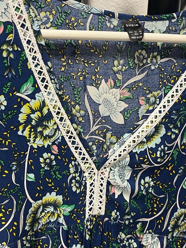 Vestido estampado. T/L