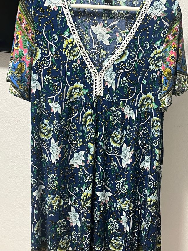 Vestido estampado. T/L