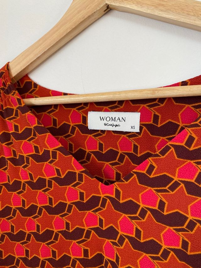 Blusa con estampado de estrellas de Woman