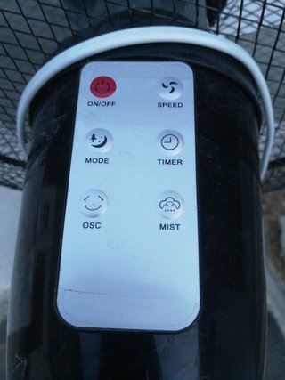 Ventilador marca MY WAVE nebulizador