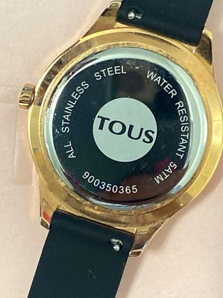 RELOJ ANALÓGICO TOUS DORADO/NEGRO