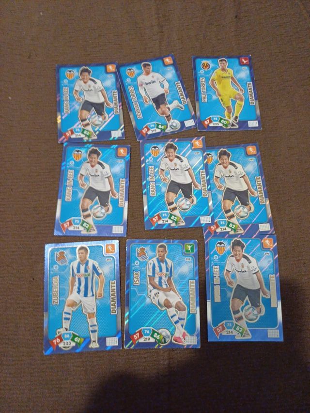 Lote cromos adrenalyn 2019/2020