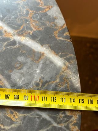 Aparador / consola de madera con mármol natural