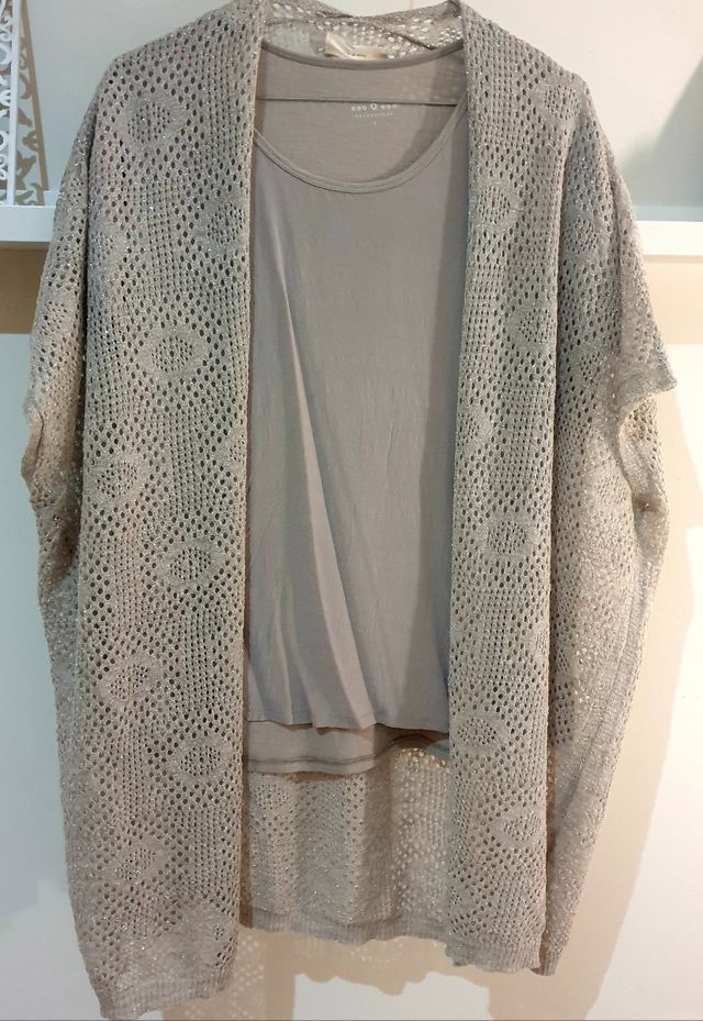 Top y cardigan