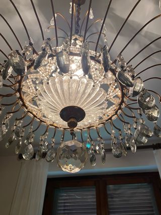 Lampadario in cristallo