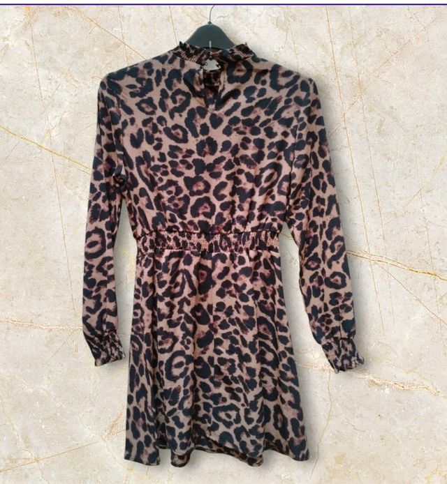 Vestido Animal print talla M
