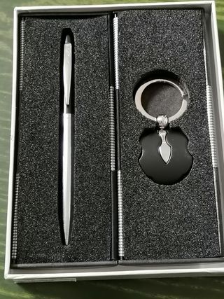 Set regalo biro + portachiavi