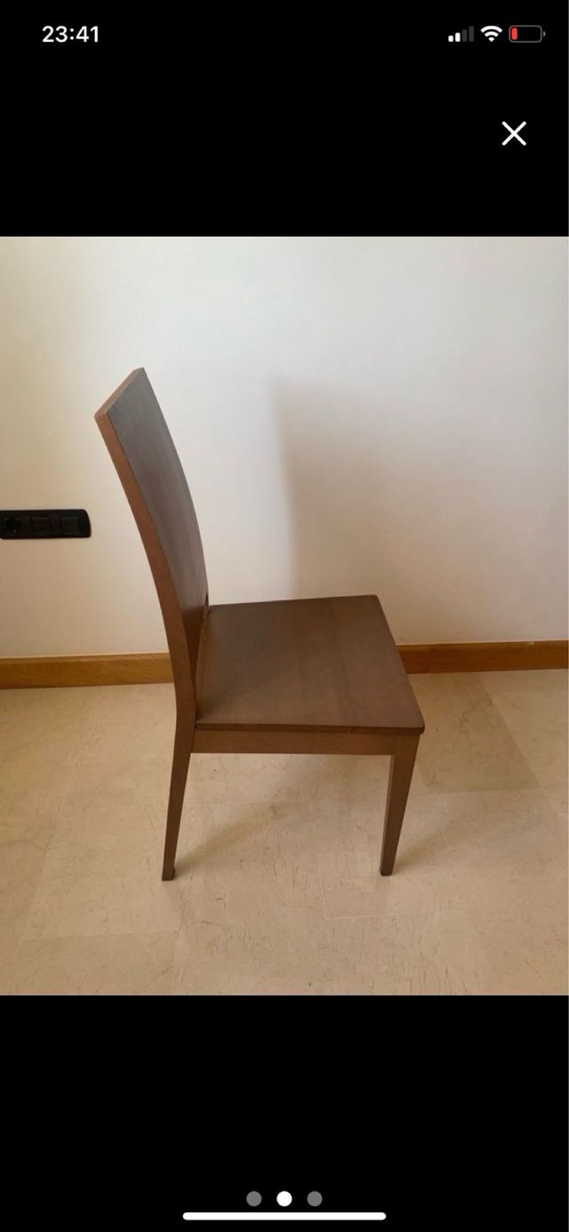 Conjunto 6 sillas Madera Macizs