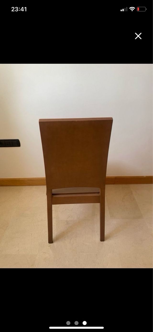 Conjunto 6 sillas Madera Macizs