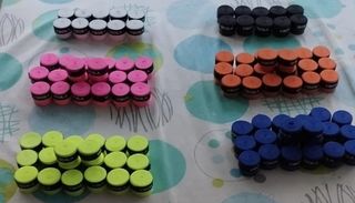 Caja 100 Grips, Empuñaduras, Overgrip Vibora lisos