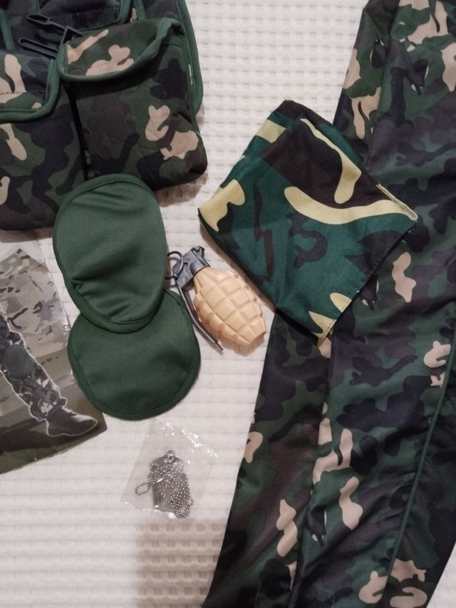 Disfraz militar niño