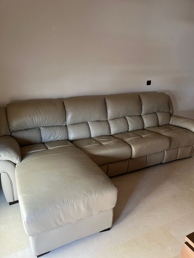 Sofa cama flor piel con chain long